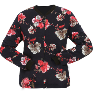 2024新款桑蚕丝棉袄女妈妈棉服中老年桑蚕丝绵衣冬装宽松蚕丝棉衣