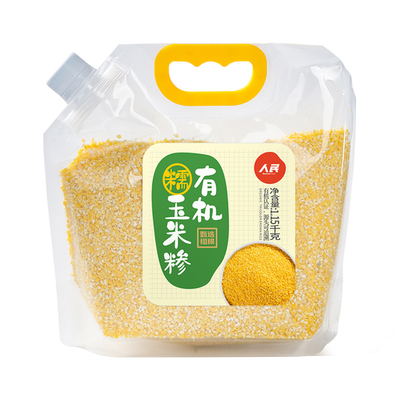 人民有机糯玉米糁黏糯玉米渣碴子