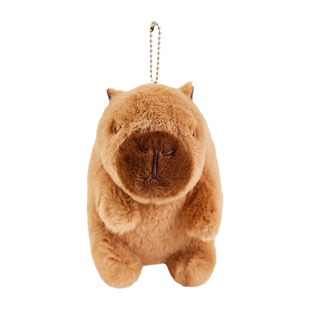 TheGreenParty卡皮水豚巴拉挂件吐泡泡钥匙扣毛绒公仔书包挂饰女