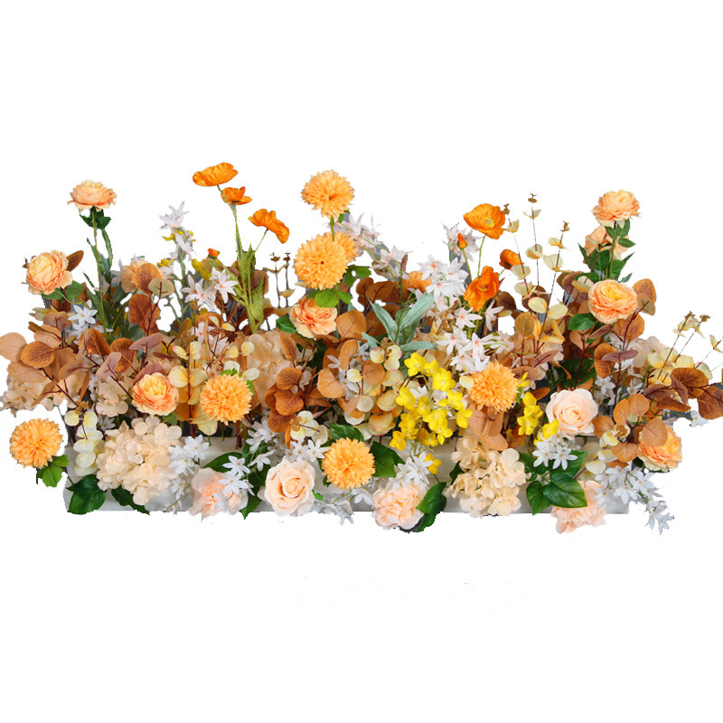 婚庆仿真花排花成品花艺