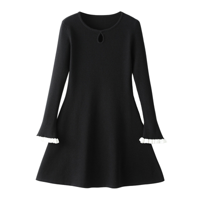 打底毛衣中长款内搭针织连衣裙