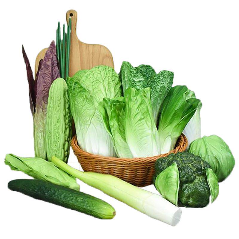 仿真蔬菜套装 塑料假水果蔬菜模型厨房摆件装饰拍摄道具儿童玩具