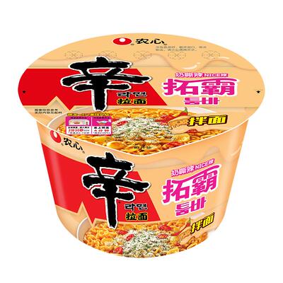 农心拓霸辛拉面奶油辣味操作简单