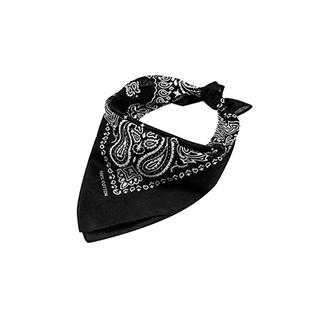 嘻哈腰果花方巾头巾女Bandana美式阿美咔叽hip hop复古围脖发饰男