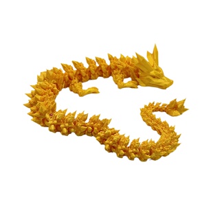 3d打印中国龙宝石龙桌面摆件网红玩具创意手办送礼造景车内装饰