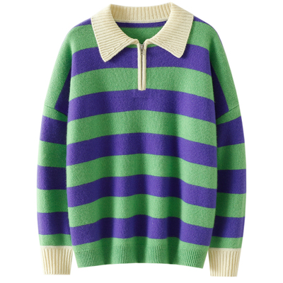 启超官方高端100%纯山羊绒衫