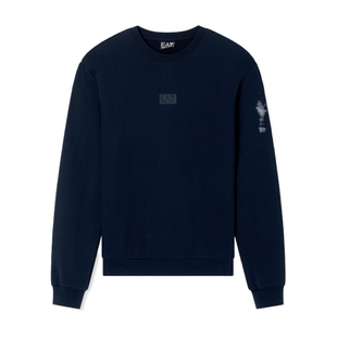 EMPORIO ARMANI/阿玛尼EA7/春季新款男纯棉毛圈圆领运动重磅卫衣