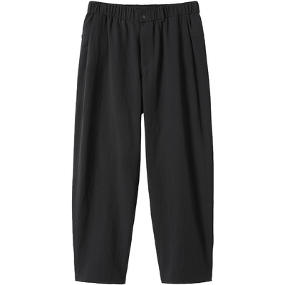 夏季薄款宽松直筒休闲裤男