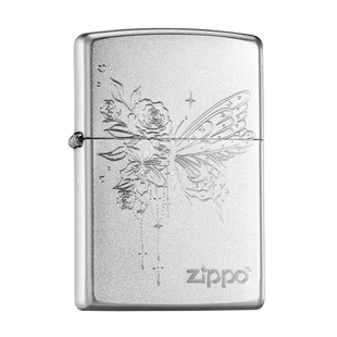 zippo正品打火机 热恋蝶影玫瑰官方旗舰店新年送男朋友情人节礼物