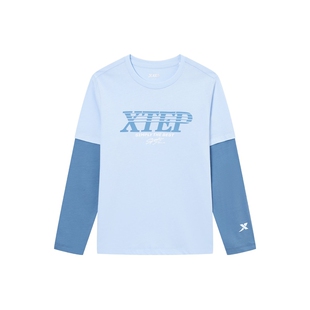 特步童装儿童运动冬季新款男款休闲保暖针织上衣女童加厚柔软上衣