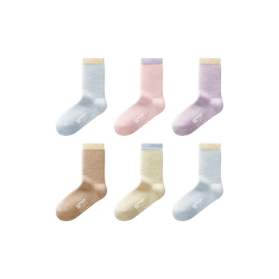 蕉内绒绒系301S男女童中筒袜