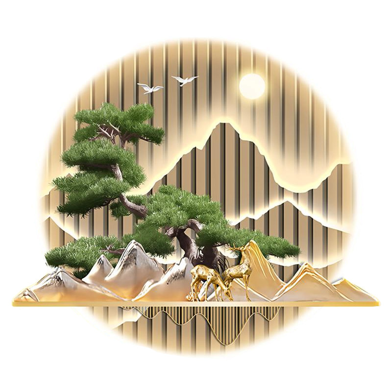 画薰新中式玄关走廊LED灯画