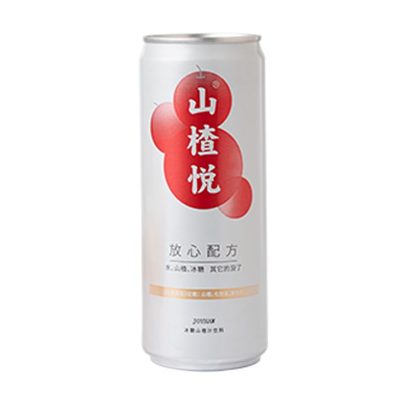 【山楂悦】严格遵循自然规律0添加防腐本色本味山楂汁310ml*24