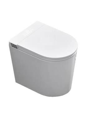 【合盖冲水】小户型48cm智能马桶
