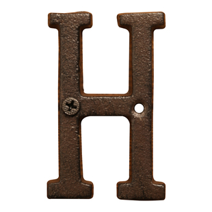 铁铸字母数字墙面装饰门牌号码工业风立体形象墙房间柜子编号挂件