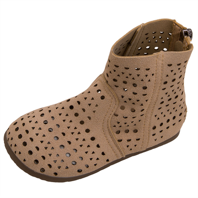 夏款儿童女透气镂空凉靴