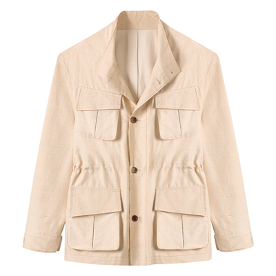 Acmecultum柞蚕双宫丝驾乘夹克