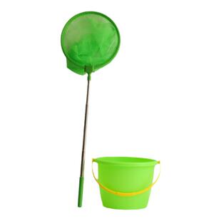 儿童用抄兜捕虫网捞鱼网蜻蜓蝴蝶网兜小孩渔网户外抄网伸缩杆玩具