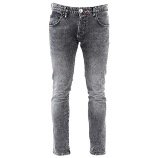 PHILIPP PLEIN PP男士潮牌骷髅头修身长裤牛仔裤 MDT3848 PDE004N