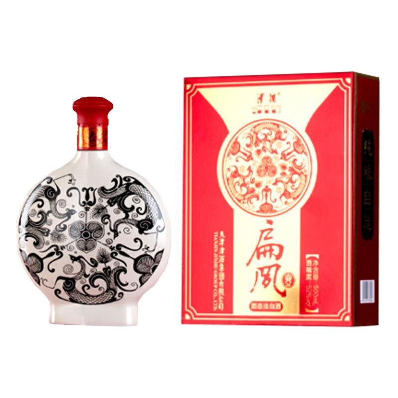 新款津酒52度浓香型白酒