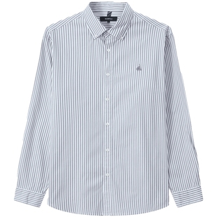 【新品】BEANPOLE滨波春夏男商务休闲简约通勤风挺括长袖条纹衬衫