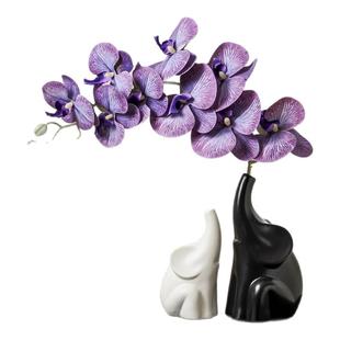北欧现代大象花瓶桌面摆件仿真花高档家居玄关装饰品客厅办公室