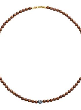 正宗老山檀香手串莲花转运珠手链