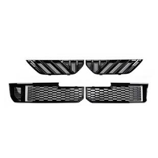 适用25-26款宝马新X3前中网黑化M50改装前脸格栅防虫网黑武士套件