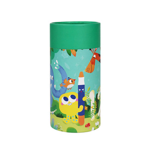 凯蒂卡乐超可洗儿童丝滑蜡笔安全可水洗可旋转幼儿园宝宝涂鸦画笔套装12色水溶性炫彩棒24色小学生油画棒