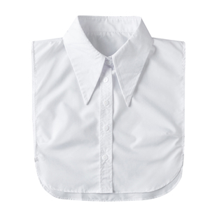 韩版衬衫假领子女衬衣领毛衣卫衣装饰领衬衫领春秋内搭叠穿大尖领