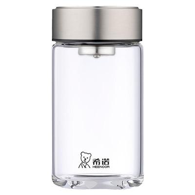 希诺玻璃杯新款单层带滤网