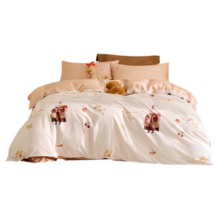 罗莱家纺新款儿童用品床上四件套A类全棉纯棉床单被罩床笠三件套