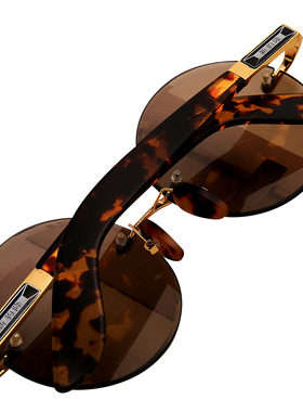 天然水晶石无框男女通用太阳眼镜