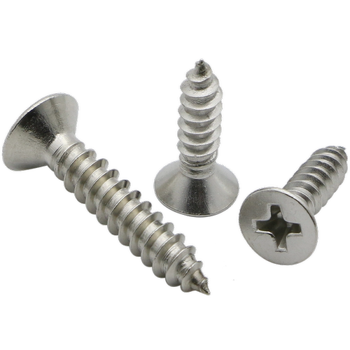 304不锈钢十字平头沉头加长自攻螺丝钉木螺丝M1M1.7M2M3M4M5M6.3