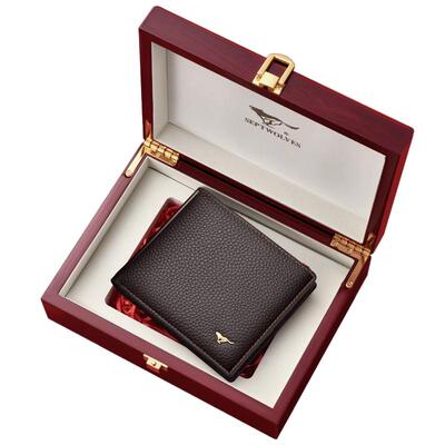 七匹狼钱包情人节礼盒装商务百搭