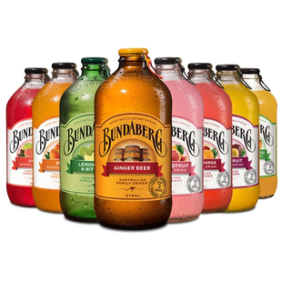 澳洲宾得宝汽水bundaberg姜汁干姜青柠果汁气泡水进口饮料旗舰店