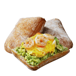 暴肌独角兽恰巴塔手作全麦面包无糖精油低0代餐早餐汉堡胚零食品