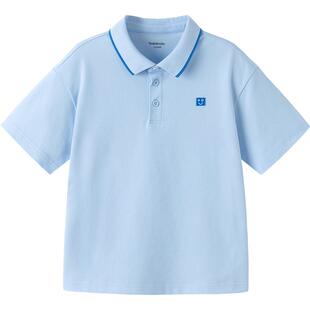 巴拉巴拉童装儿童短袖t恤2025夏款POLO衫男速干凉感休闲百搭上衣