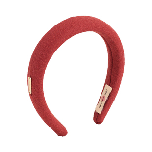 双成记绵羊毛毛呢复古高颅顶发箍 多色过年LOST PATTERN