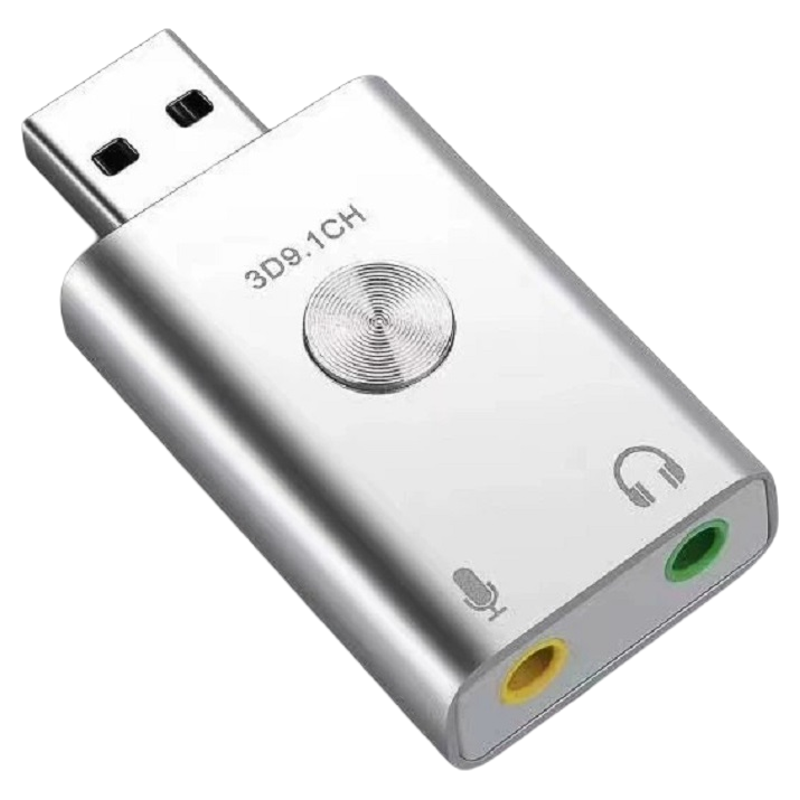 降噪USB声卡3D立体声K歌游戏录音
