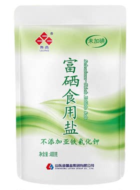 富硒精制食用盐400g未加碘0添加