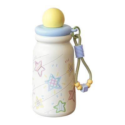星星保温杯女士高颜值2025新款学生专用吸管杯大容量便捷泡茶水杯