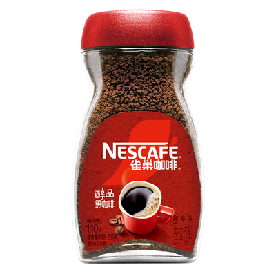 雀巢醇品黑咖啡提神下午茶