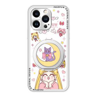 散热冰感适用苹果17pro手机壳新款水冰月华为mate80p新款小米17全包vivoS60防摔磁吸支架OPPO卡通女款荣耀套