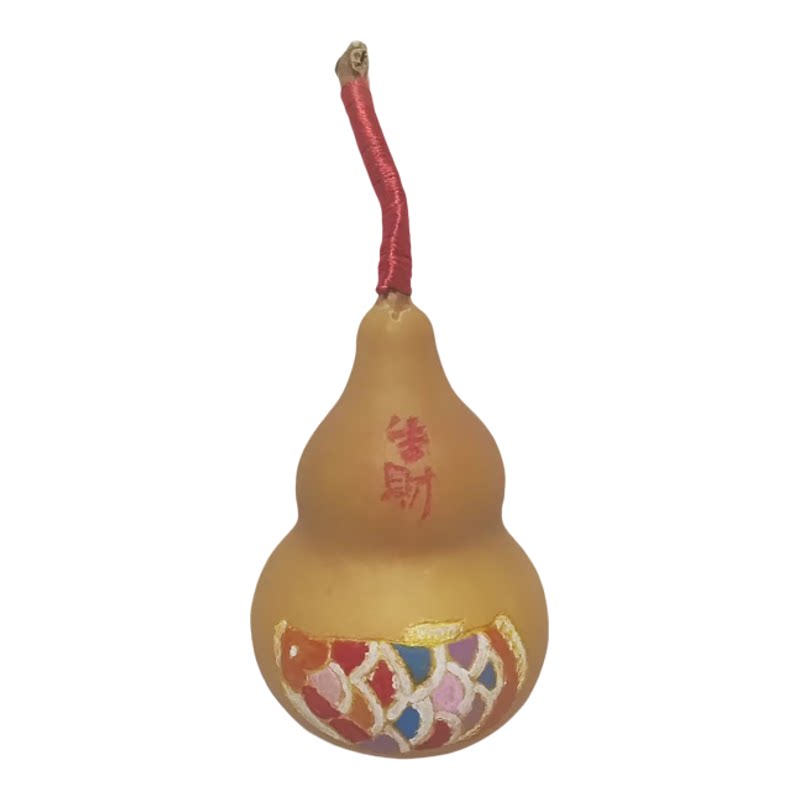 手工摆件手把件彩绘葫芦一物一拍包邮目前只做了两个葫芦摆件