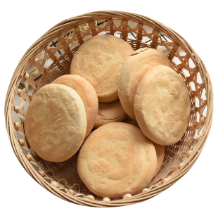 粗粮低脂山东全麦火烧无添加剂手工面食潍坊特产杠子头饼营养