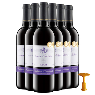 法国进口红酒赤霞珠14度750ml骑士干红葡萄酒聚会家宴过节送礼