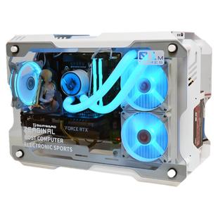 组装机DIY电脑台式独立5060TI显卡白色定制ROG/I7/I5主机游戏吃鸡