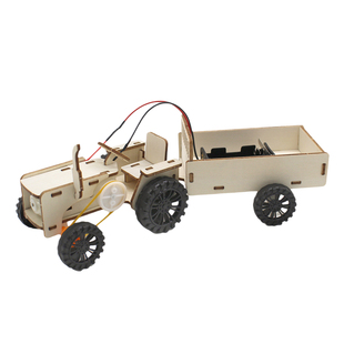 拖拉机1号 学生diy手工科教材料推土机 铲车 挖机手工科技小制作