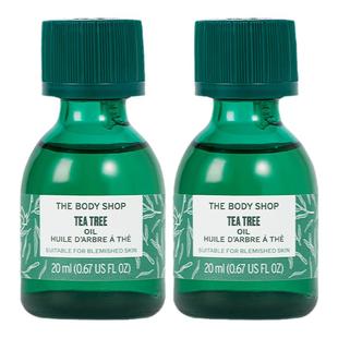 【官方正品】TheBodyShop美体小铺茶树油20ml*2组合清爽洁净精油